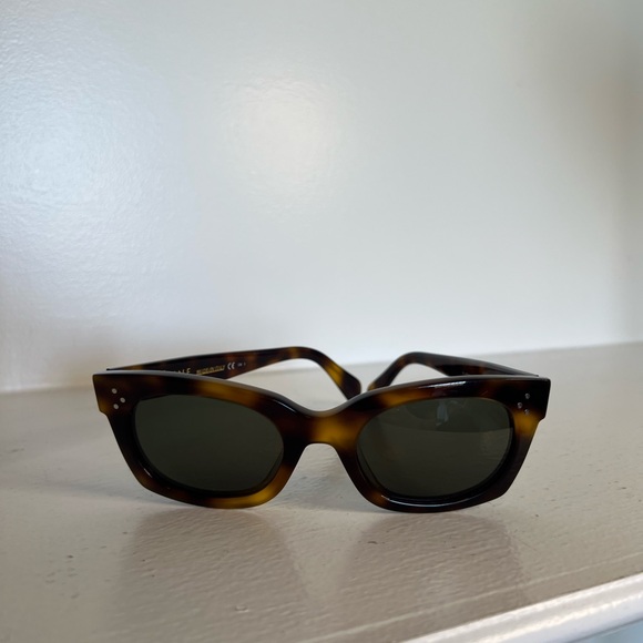 CELINE Sunglasses CL 41029/S Havana Green Lens - Picture 2 of 7